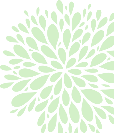 Green flower pattern
