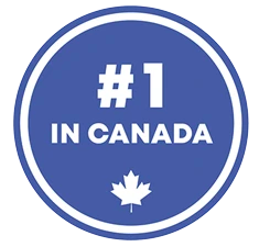 Number one in Canada badge